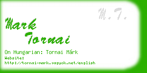 mark tornai business card